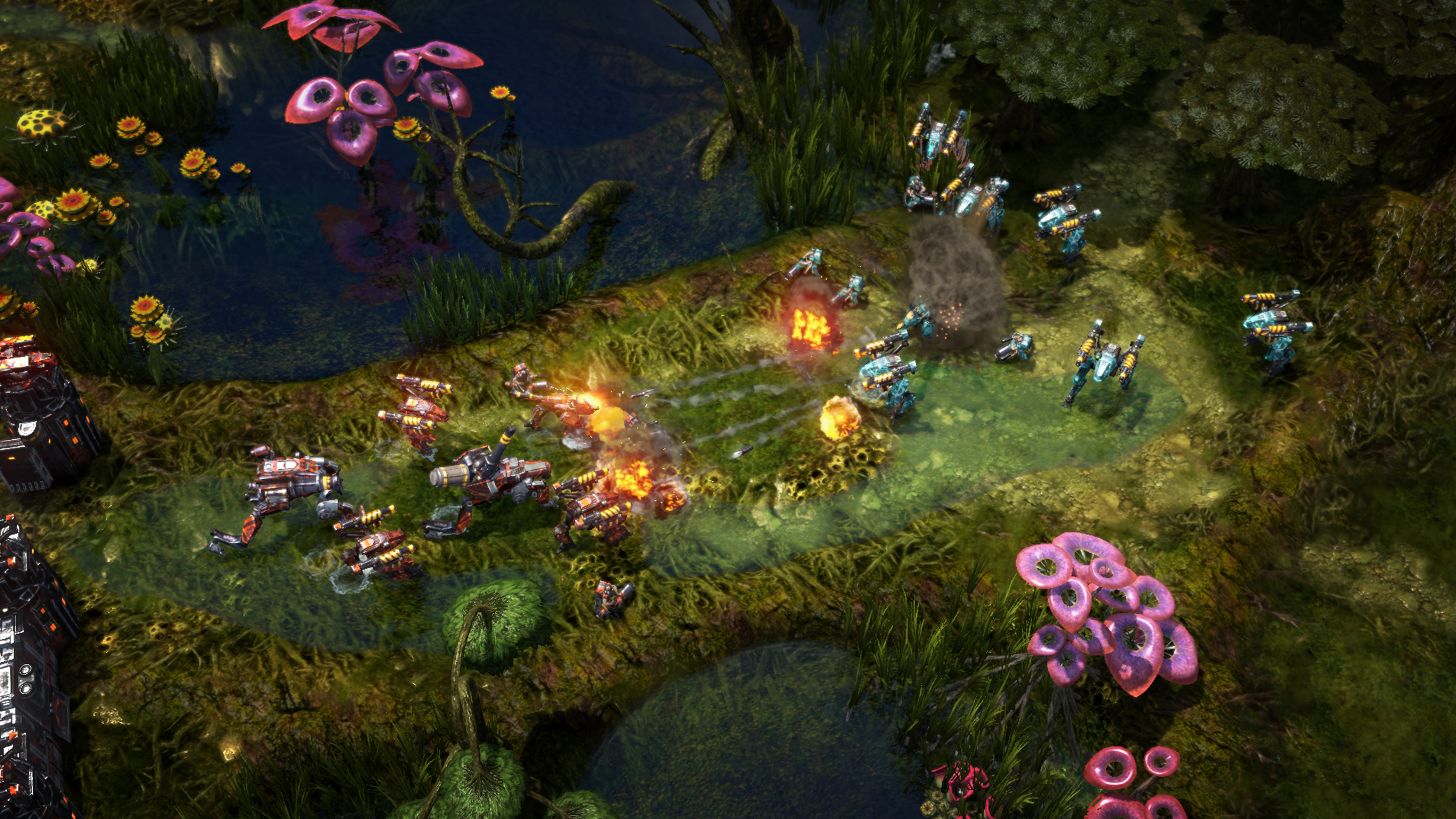 Klassisk sanntidsstrategi i Grey Goo. PS: Navnet er ikke dumt.