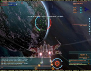 Etter den første utvidelsen kunne man faktisk fly i verdensrommet med joystick, og delta i sanntidskamp.