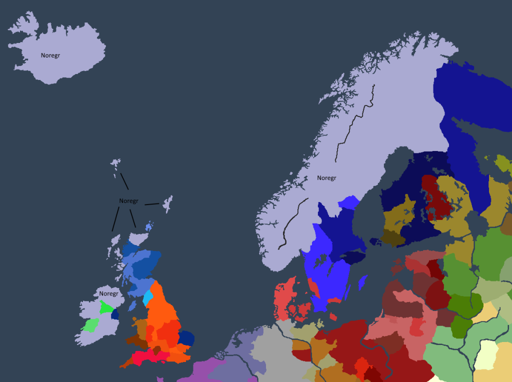 Norgesveldet ved Dyre Is død.