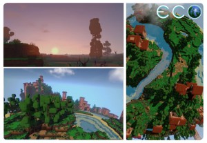 Ecos verden er mye mindre enn Minecrafts. Det er en del av utfordringen.