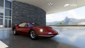 Dette var bilen vi avsluttet med... En lekkerbisken av en Ferrari: Dino 246 GT.