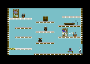 Impossible Mission var et av Epyx-spillene US Gold distribuerte.