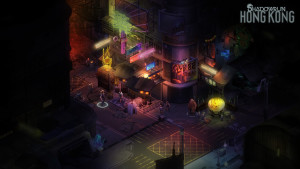 Cyberpunk møter fantasy i dette spillet.