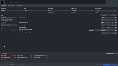 kontrakter i football manager