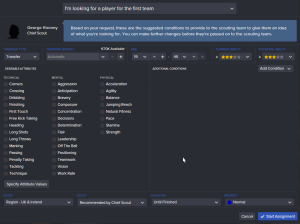 football manager speideroppdrag