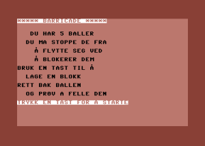 Slik spiller du altså Barrikade.