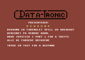 Rebounds tittelskjerm.