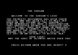 The Gorgan. Antakelig menes Gorgon.