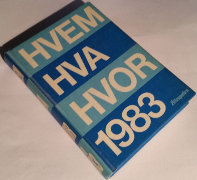 Hvem Hva Hvor 1983.