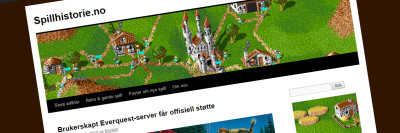 Det eneste bildet jeg kunne finne av sidens originale utseende.