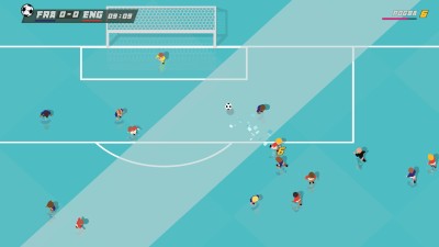 Fotball på is. Vittig, men egentlig ikke så spillbart.