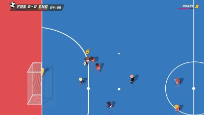 Innendørsfotball er et ganske artig tillegg.