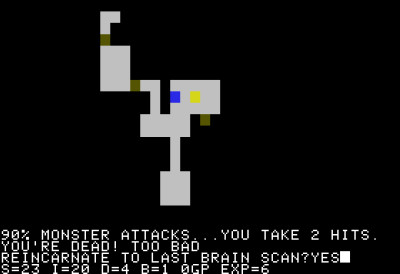 Tidenes første kommersielle rollespill, Beneath Apple Manor fra 1978.