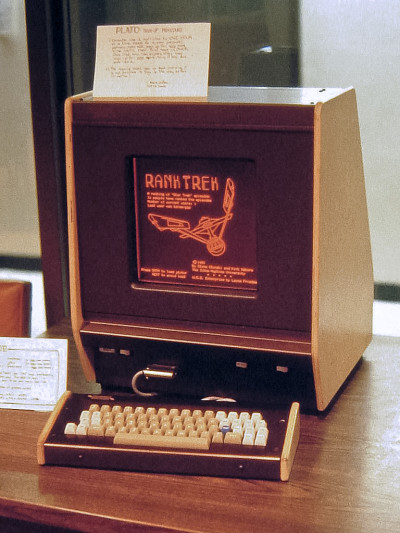 PLATO-terminal fra 1981.