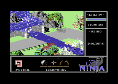 The Last Ninja på Commodore 64.