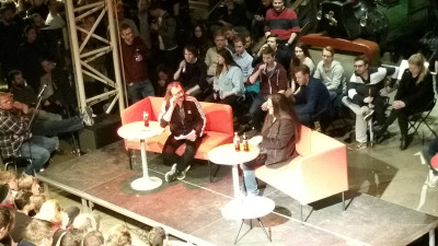 John Romero på Teknisk museum.