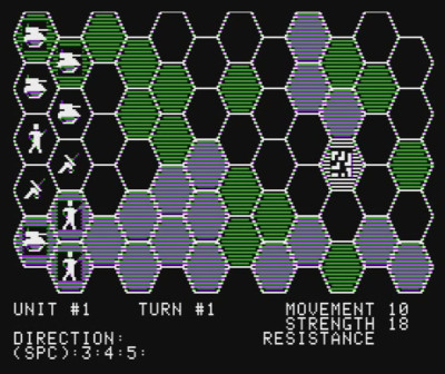 Conflict for Apple II. Spillet ble relansert som Rebel Force i samlepakken Comptuter Conflict.