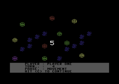 SSGs første spill ble Reach for the Stars, her på Commodore 64.