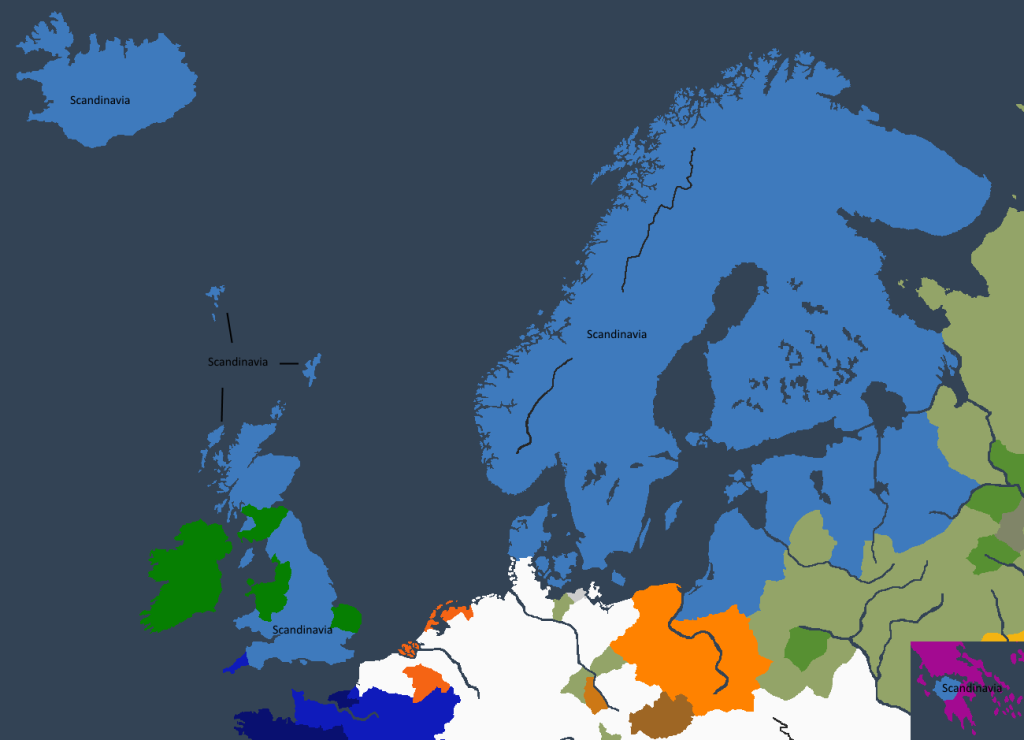 Riket ved Klar IIs tronbestigelse.