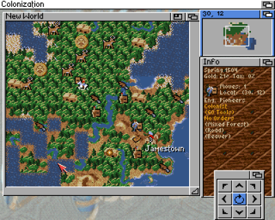Colonization på Amiga.