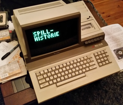 En Sharp MZ-80A.