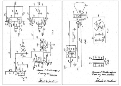 Utdrag fra patenten til Cathode Ray Amusement Device.