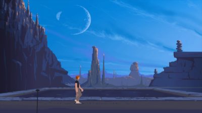 Another World. Dette er 20th Anniversary-versjonen som selges på Steam.