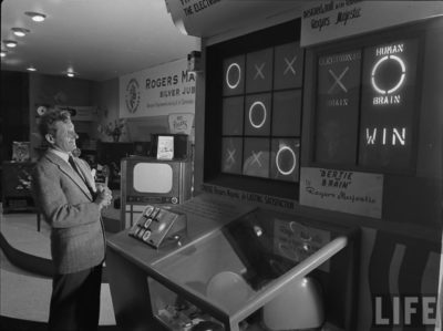 Bertie the Brain på Canadian National Exhibition i 1950. Bilde: Life.