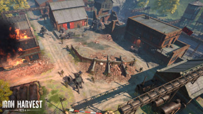 Skjermbilde fra Iron Harvest.