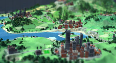 De har kanskje gått litt amok med tilt-shift-effekten.