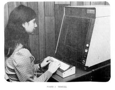 Plato-terminal ca. 1972. (bilde: CERL)