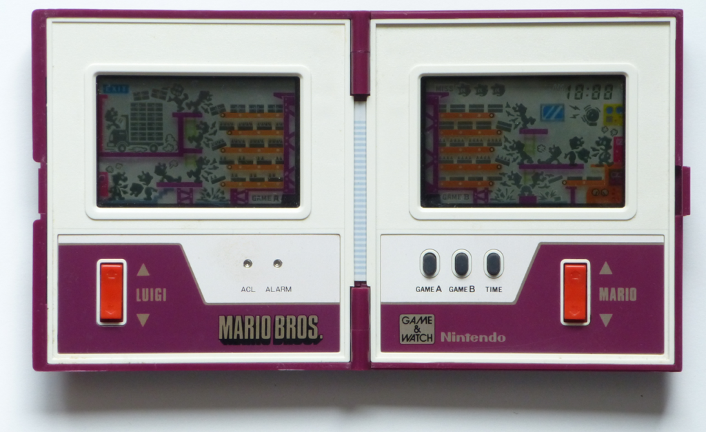 Når du starter spillet, vises all LCD-grafikken samtidig. Bilde: Mobygames.