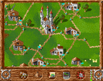The Settlers på Amiga. En klassiker.