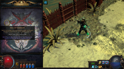 Pantheon-systemet i Path of Exile.