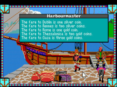 Conquests of Camelot. Bildet i toppen er fra Conquests of the Longbow.
