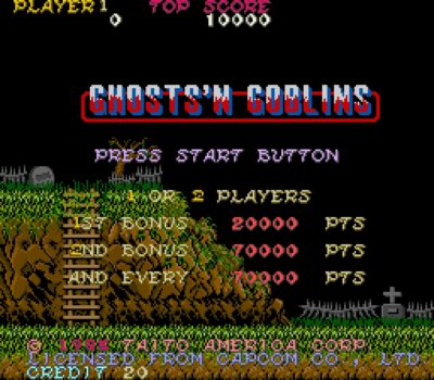 Ghosts 'n Goblins er et vrient spill.