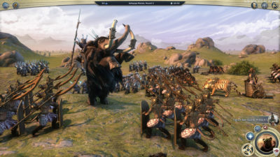 Taktisk kamp i den siste Age of Wonders III-utgivelsen.