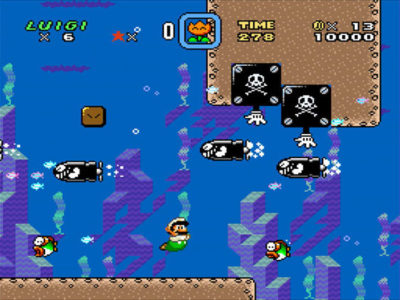 Alle elsker undervannsbrett, eller? Vel, de ser i alle fall pene ut. Bilde: Nintendo.