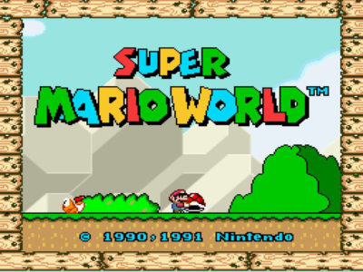 Velkommen til Super Mario World for SNES.