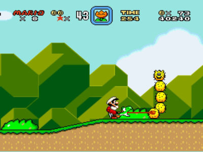 Yoshi er en sulten liten dinosaur!