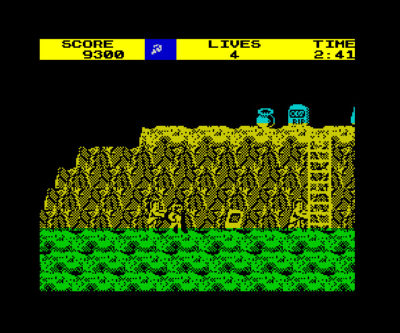 ZX Spectrum – vanskelig å se hva som er hva.