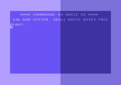 C64 Forever til venstre, min foretrukne palett til høyre. Jeg har ikke funnet noen måte å endre dette i konfigurasjonen.