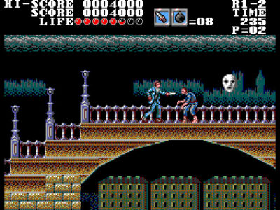 Master of Darkness på Sega Master System.