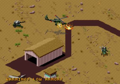 For å etablere luftherredømme må du ta ut fiendens flybaser (Mega Drive).