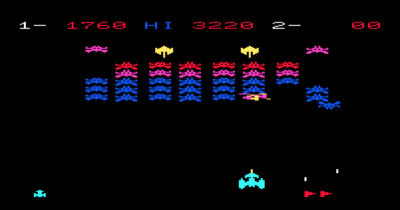 Spillet bruker ingen «sprites».