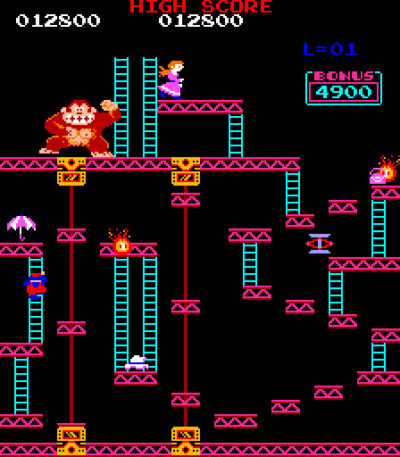 Donkey Kong. Bilde: Mobygames.