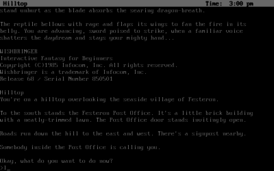 MS-DOS-versjonen.
