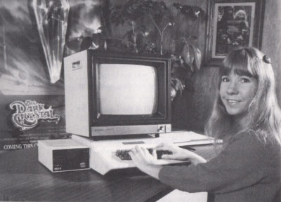King's Quest-designer Roberta Williams, antakeligvis i 1983.