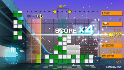 Lumines Remastered.