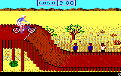 BMX på PC (EGA).